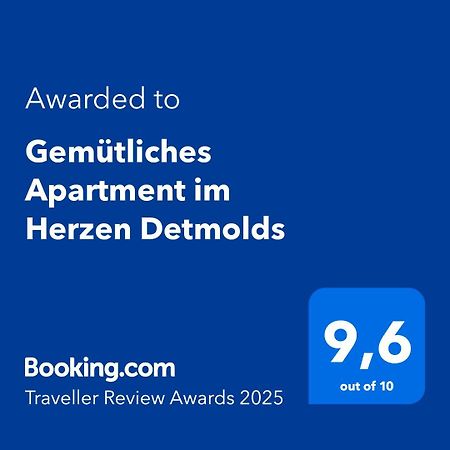Gemuetliches Apartment Im Herzen Detmolds Kültér fotó